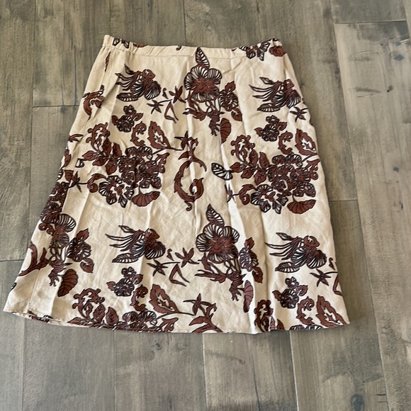 Russ Berens Malibu- USA 100% linen skirt - Picture 2 of 9